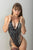Body Estampado Animal Print con Brillo