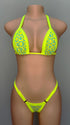Bikini strap multicolor amarillo