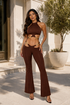 Conjunto Cut-Out Glam Brown