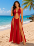 Vestido de Playa Maxi Rojo