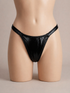 Tanga trucadora color Negro Latex