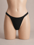 Tanga trucadora color Negro Encaje