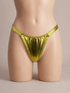Tanga trucadora dorada
