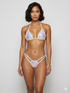 Bikini Blanco Brillo Multicolor