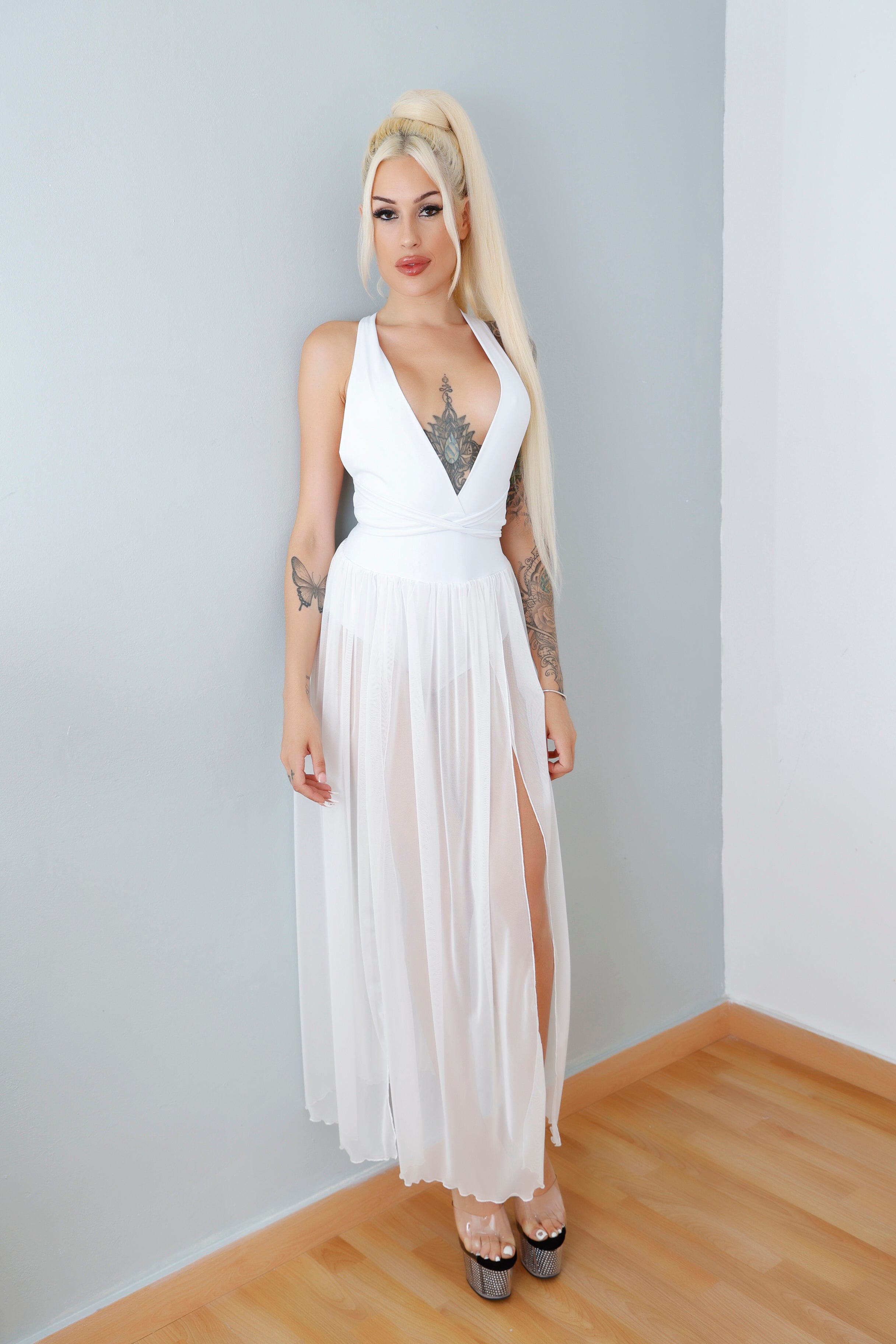 Vestido blanco mujer – Nando Barcelona