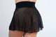 Minifalda de tull y cintura de licra color negro