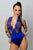 bodysuit mujer color azul de encaje