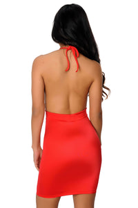 Sexy vestido rojo